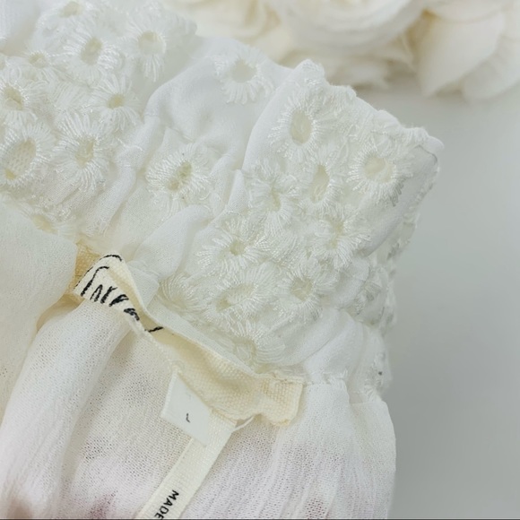 Anthropologie Floreat Eyelet off Shoulder - Picture 9 of 10